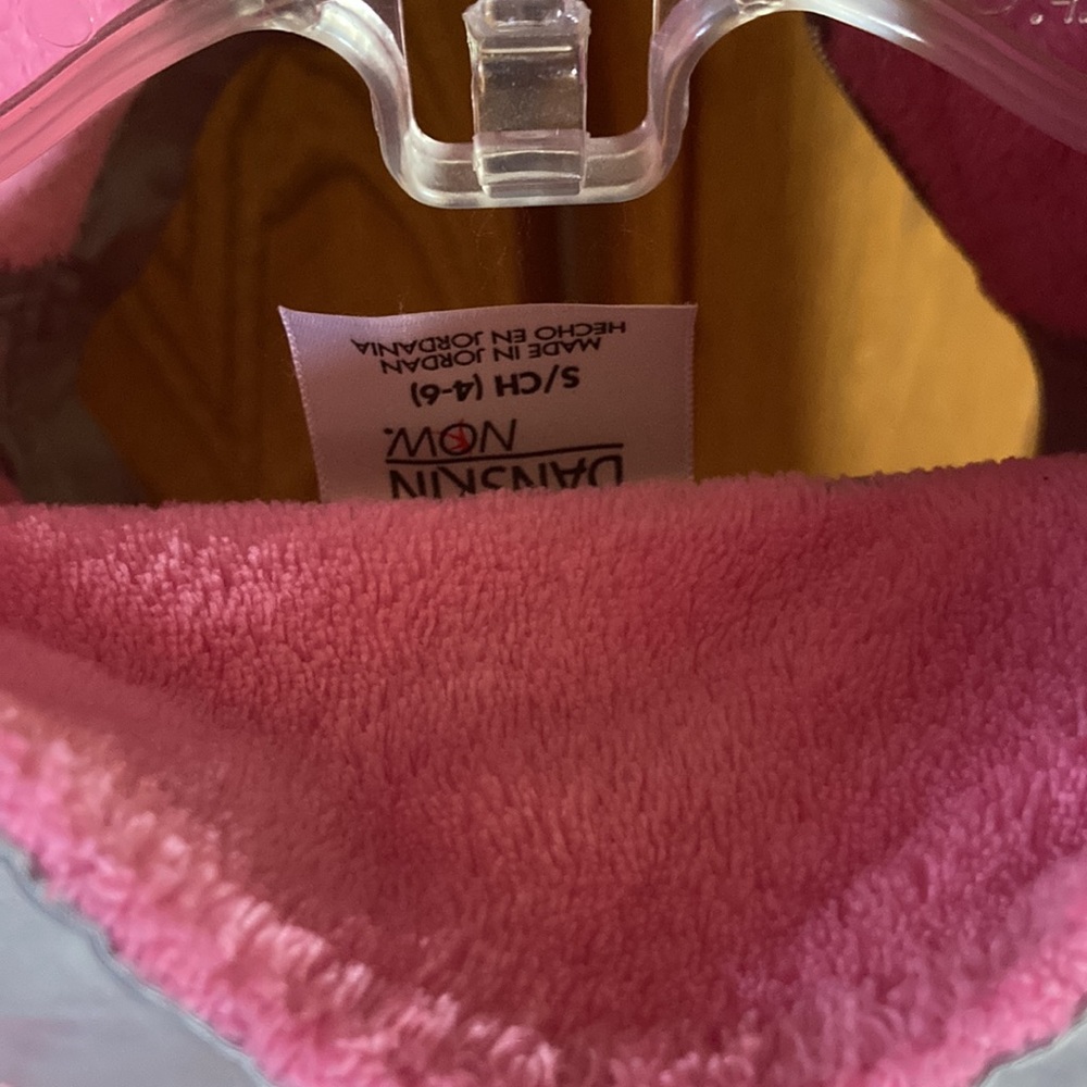 DANSKIN PINK FLUFF JACKET polar fleece jacket used - Picture 5 of 10
